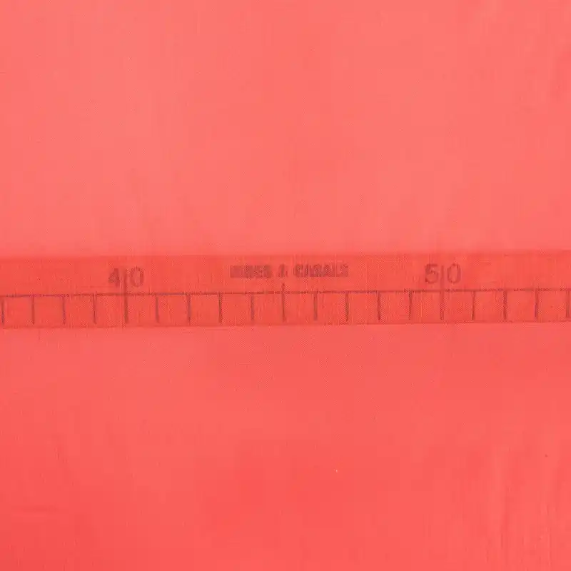 Económico Gasa Tornasol Coral Intenso