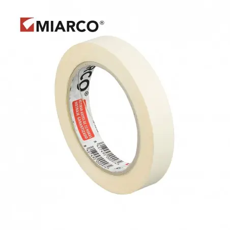 Cinta adhesiva papel carrocero pintor krepp MIARCO 15mm x 45 metros - Caja 120 uds Descuento