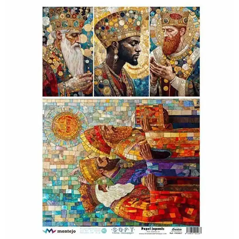 Papel de Arroz Japonés SOFT A3 NAVIDAD SPA5807 Ordena Ya