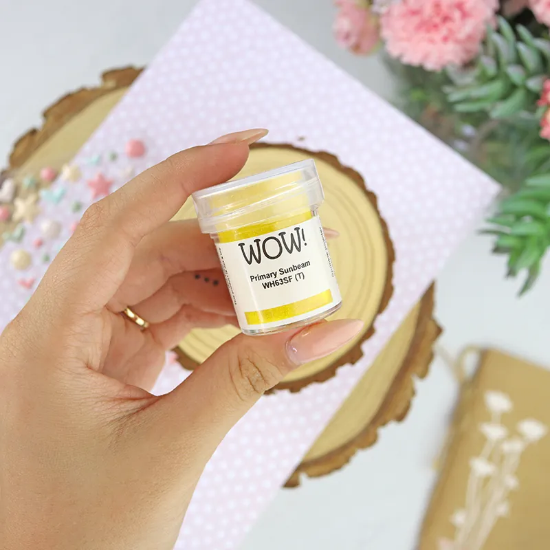 Polvos de emboss Primary sunbeam de WOW! Mejor Calidad