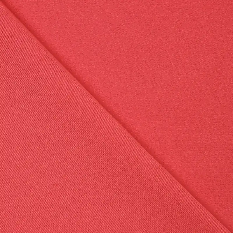 Tela Gabardina Elástica Liso Coral Tendencia