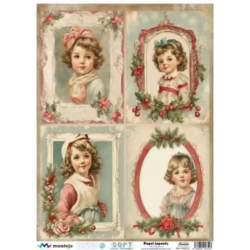 Oferta De Temporada Papel de Arroz Japonés SOFT A3 SPA5512 NAVIDAD