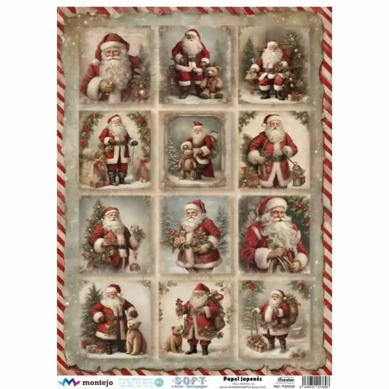 Papel de Arroz Japonés SOFT A3 SPA5526 NAVIDAD Ocasión Especial