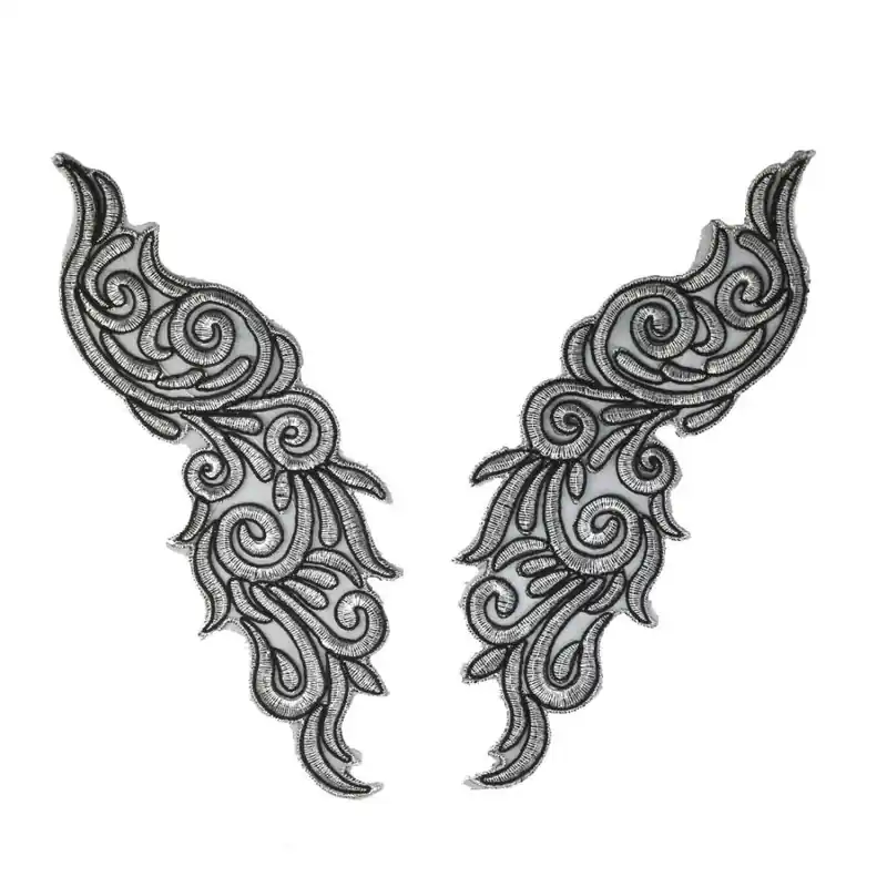 Cuello bordado 013 - Plata A Buen Precio