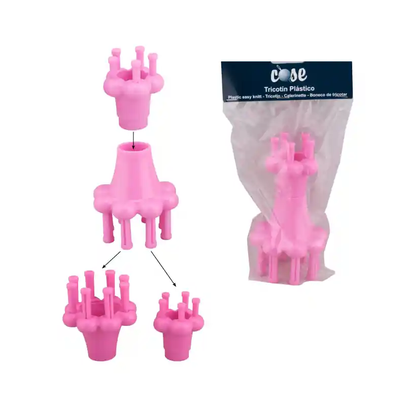 Tricotín de plástico Cose Pedido Al Por Mayor