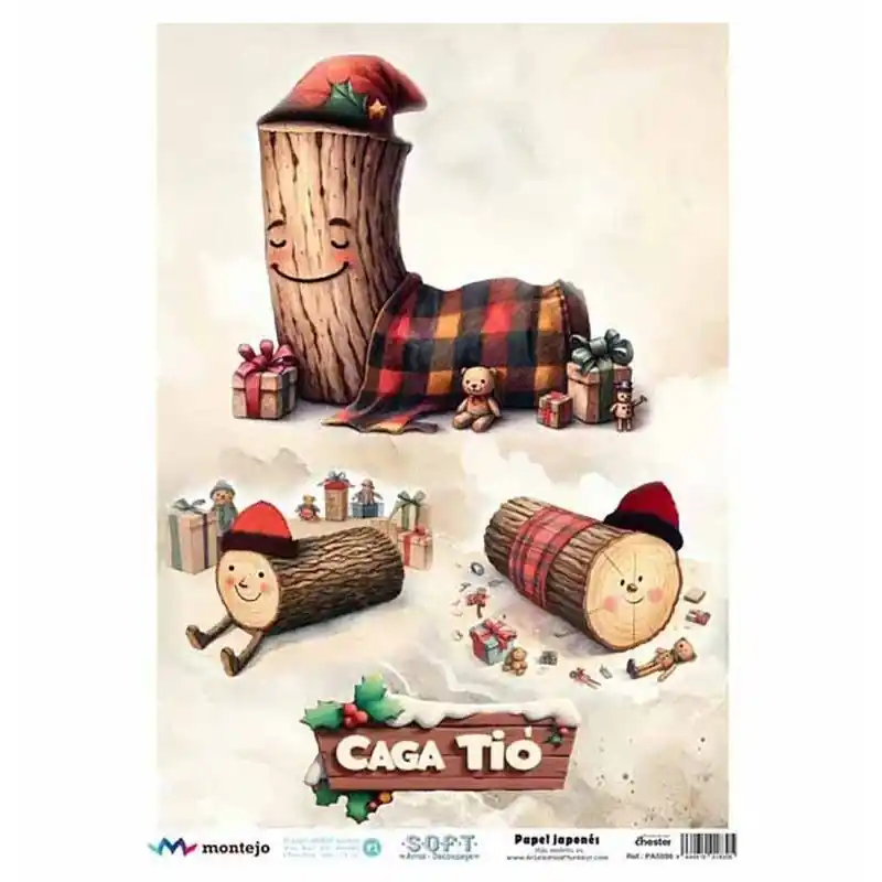 Ocasión Especial Papel de Arroz Japonés SOFT A3 CAGA TIO SPA5596