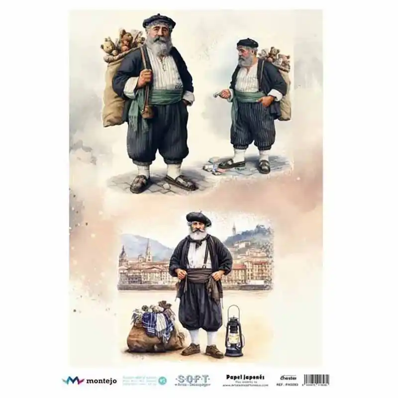 Papel de Arroz Japonés SOFT A3 OLENTZERO SPA5594 Últimas Unidades