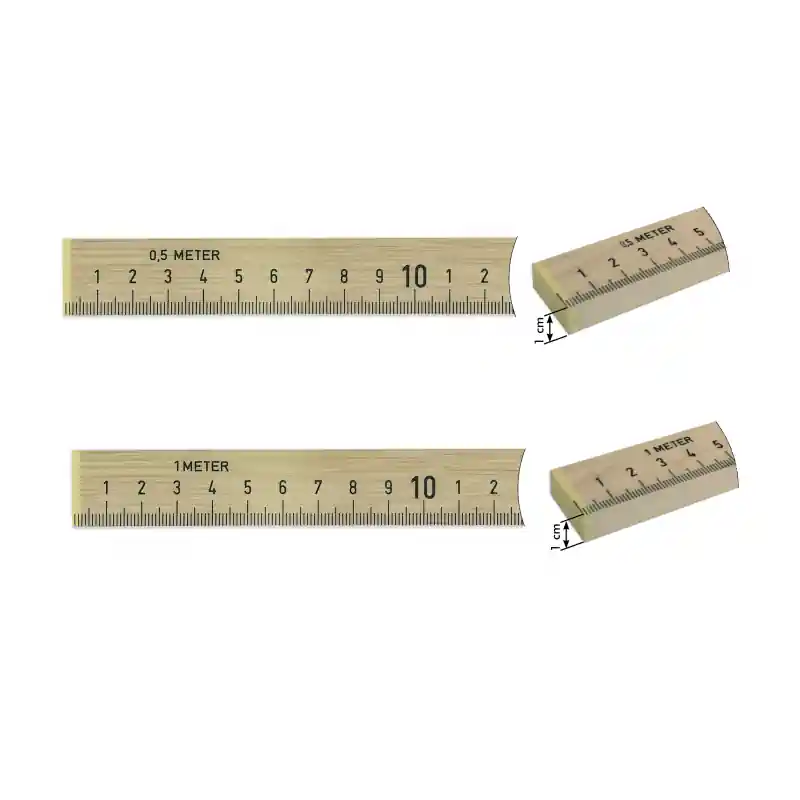Regla de Madera Cose - Herramienta de Medición Esencial - 50 cm Liquidación