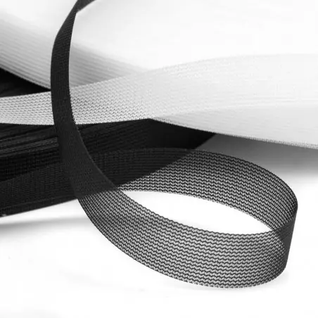 Cinta malla mosquitera costura 14 mm - Rollo 100 metros Certificado