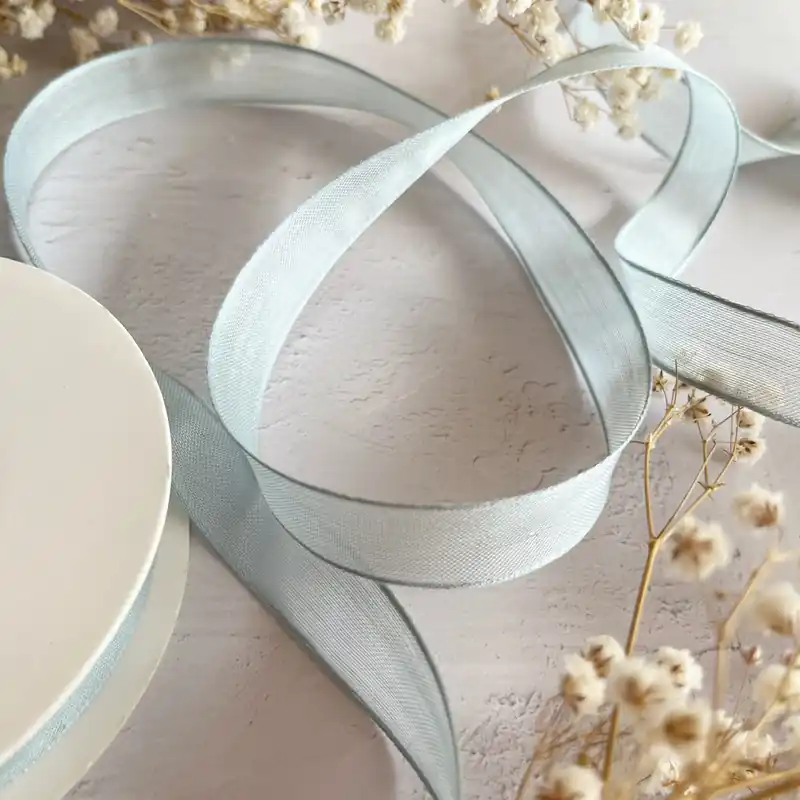 Lazo gasa Azul cielo, por metro Descuento