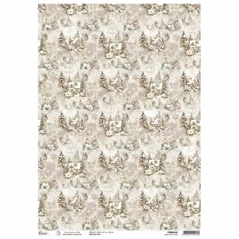 Papel de arroz decorado A3 Home Sweet Home CIAO BELLA. Disponible Ahora