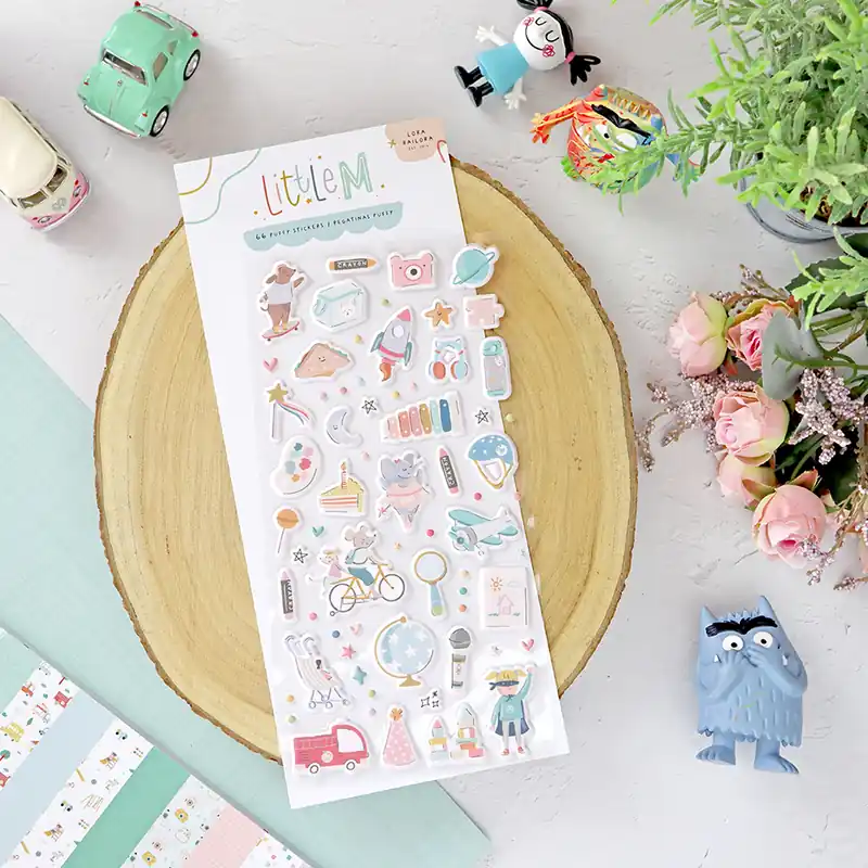 Puffys Ilustraciones de Little M de Lora Bailora Edición Limitada