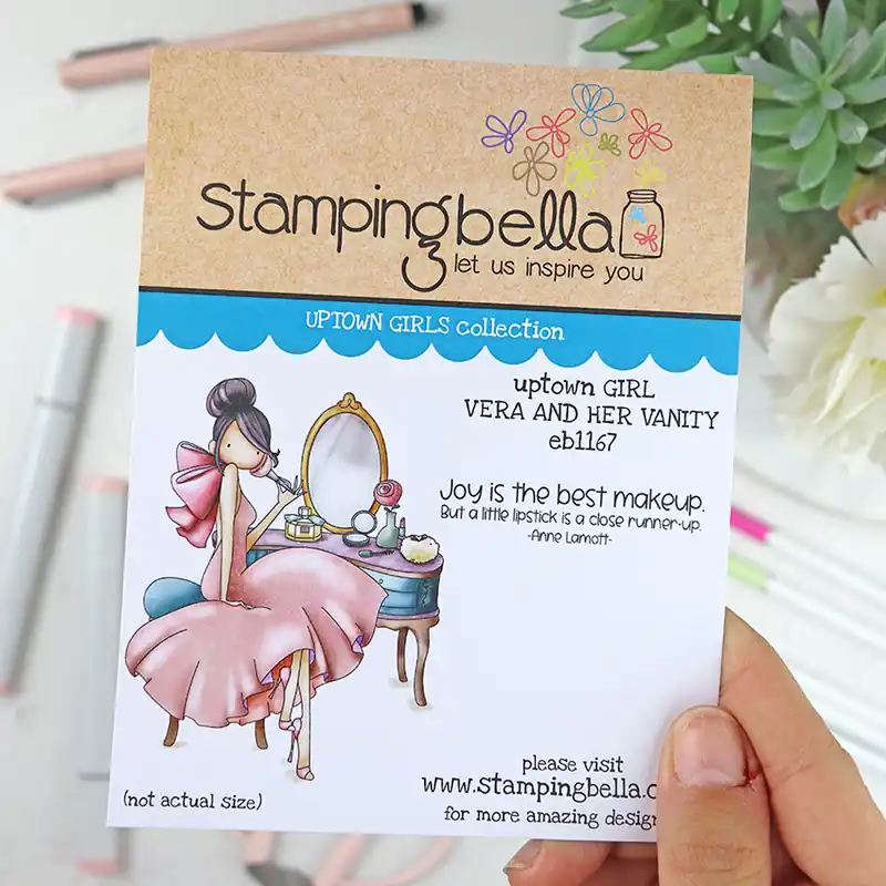Solo Hoy Sello Uptown Girl Vera and her Vanity parents de Stamping Bella