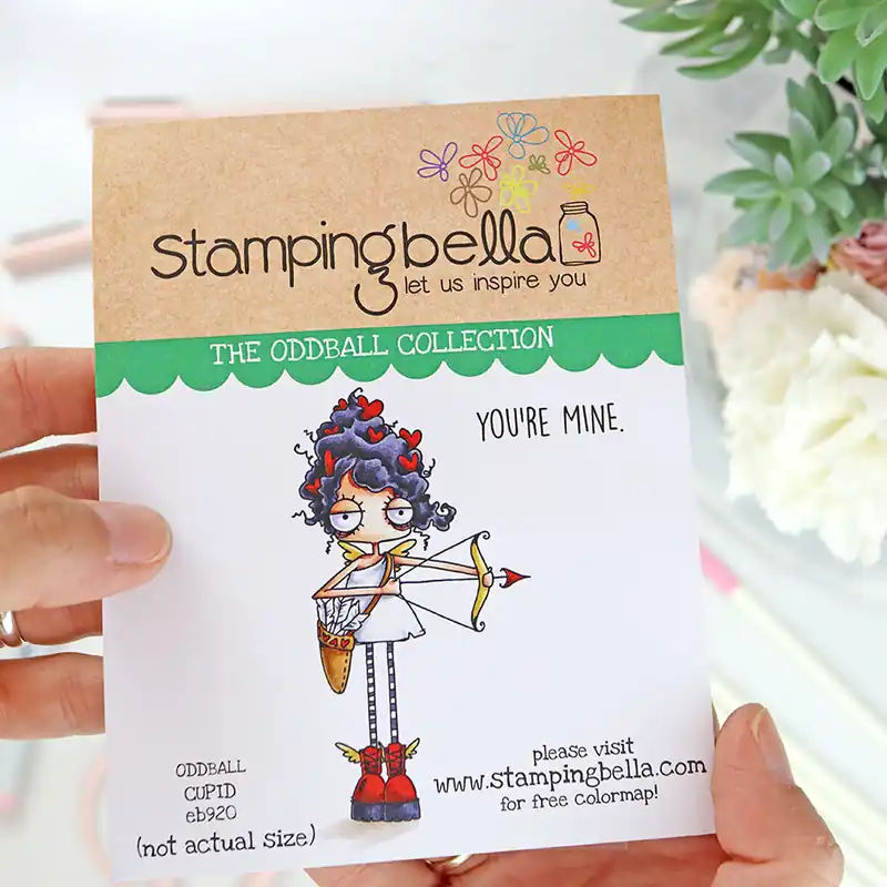 De Moda Sello Oddball Cupid de Stamping Bella