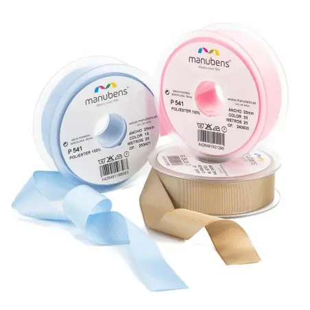 Mayoreo Cinta tafetán 100% poliéster 38 mm Manubens 541 - 25 metros