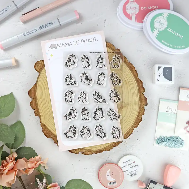 Ocasión Especial Set de sellos Little Unicorn Agenda de Mama Elephant