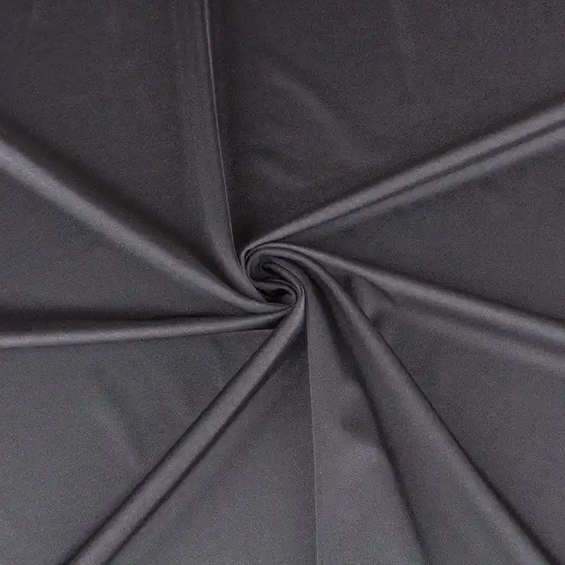 Tela Lycra Brillante Negro Imprescindible (Must-Have)