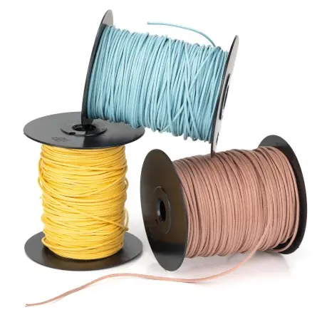 Cordón redondo ref.96 fino encerado algodón 1.5 mm - Rollo 100 metros Marca Reconocida