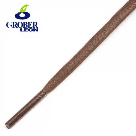 Cordón plano encerado cuero 4 mm GROBER (50-150 cm) - 144 uds Lujoso