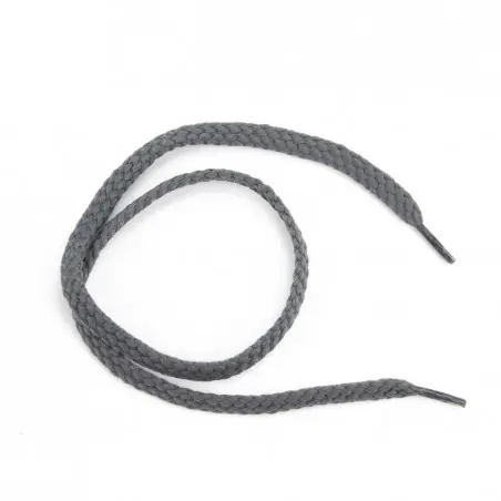 Lujoso Cordón plano ref.10014 color gris 6 mm x 45 cm poliéster - 2 uds