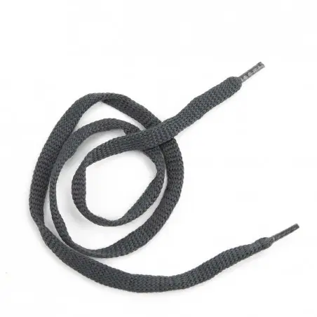 Liquidación Cordón plano ref.10005 color gris 6 mm x 55 cm poliéster - 2 uds