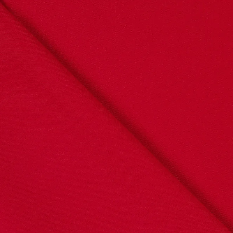 Alta Calidad Plana Poliéster Roja