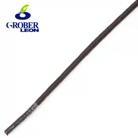 A Buen Precio Cordón redondo encerado marrón 2 mm GROBER (50-130 cm) - 144 uds