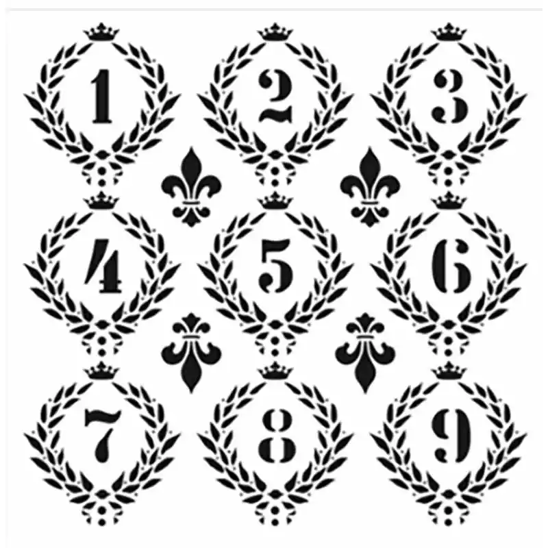 Rebajas Plantilla Stencil HD012 CADENCE 45x45 cm.