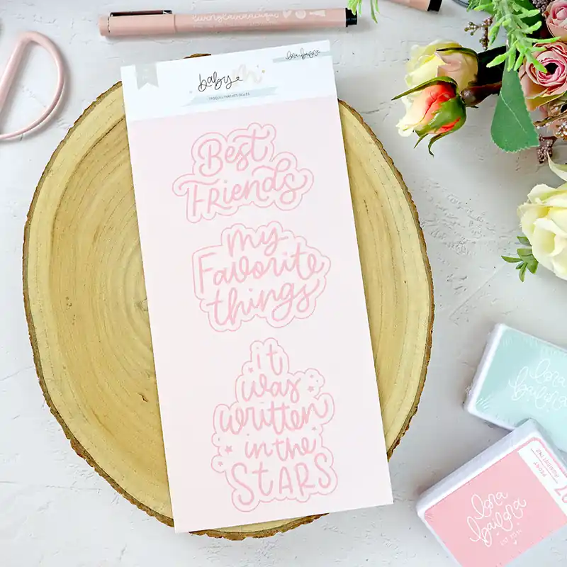 Set de troqueles Parches inglés, de Lora Bailora Lujoso