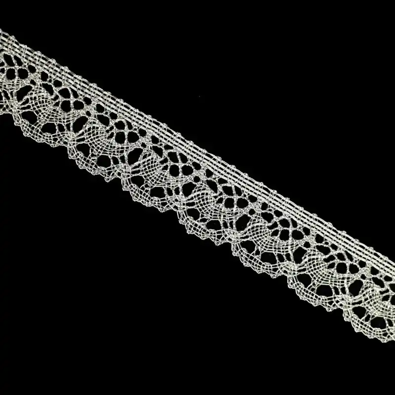 Puntilla metalizada 009 - Plata Máxima Calidad