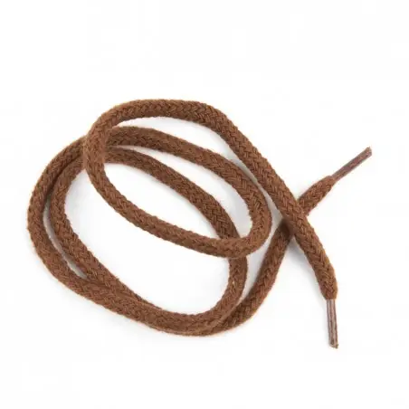 Cordón redondo ref.10016 color cuero 5 mm x 55 cm algodón - 2 uds Moderno
