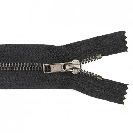 Cremallera CCA negra 12 a 18 cm metalica grafito malla 5 Oferta De Temporada