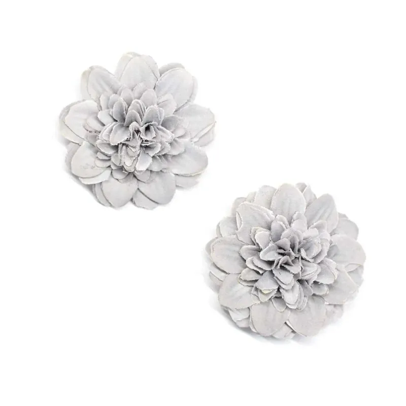 Precio De Fábrica Moñas de zapato claveles - Gris