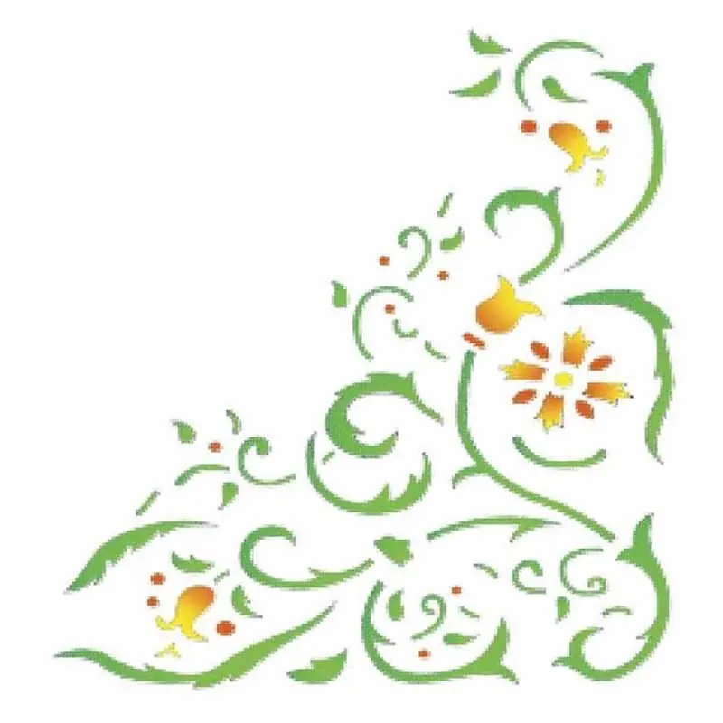 Mejor Precio Plantilla/ Stencil CANTONERA 2, 13x13 cm, ACRILEX.