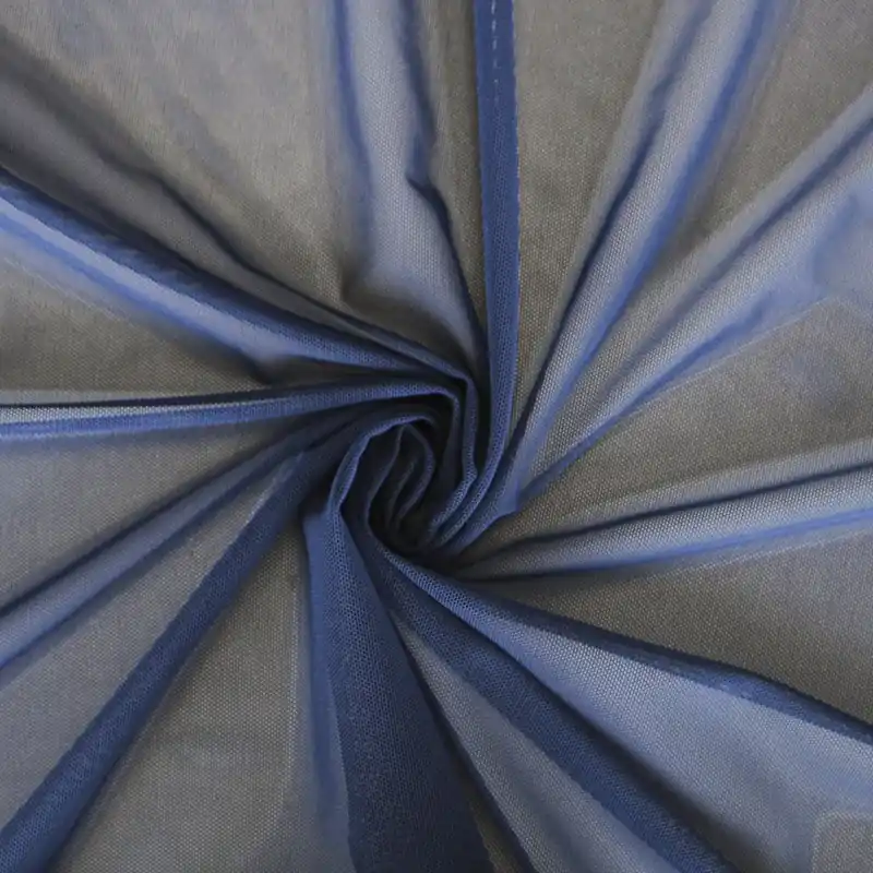 Última Versión Tela Tul Lycra Navy