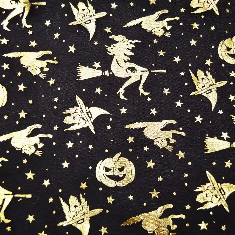 Profesional Tul Halloween Brujas Oro