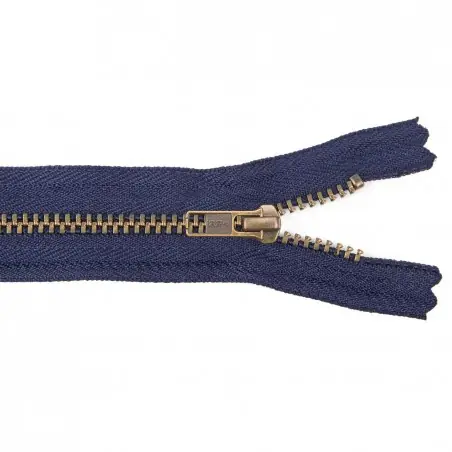 Cremallera YKK metálica malla 3 oro viejo - 22 cm - Pack 100 uds. Envío Gratis