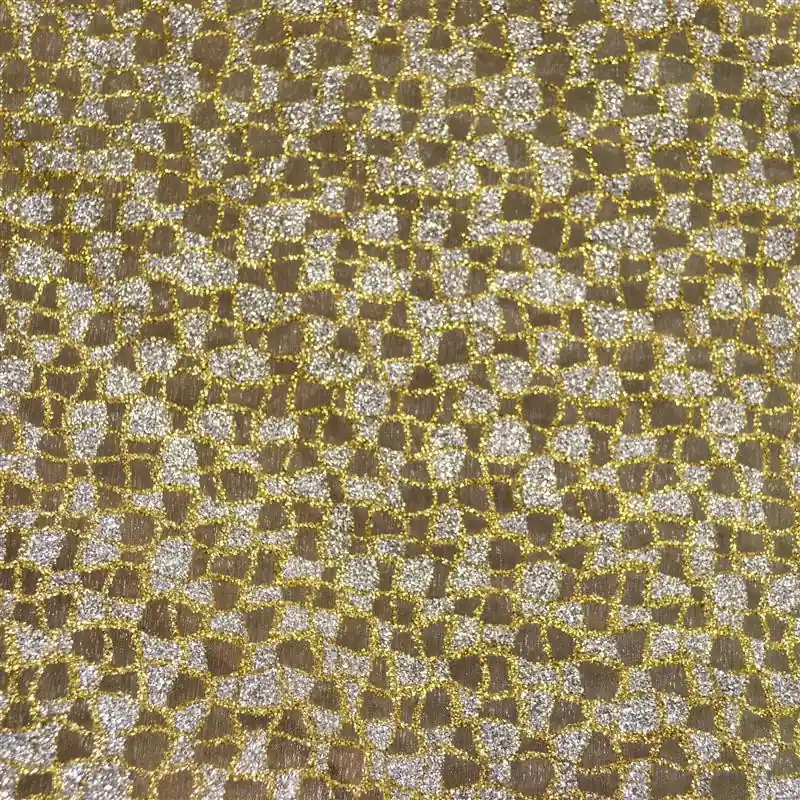 Garantía Incluida Organza Lamé Dorado