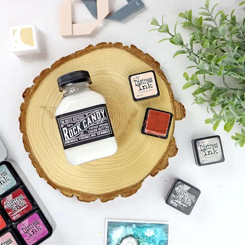 Certificado Purpurina fina de Tim Holtz para Ranger