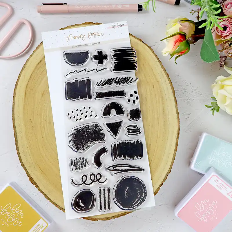 Set de sellos Crayon, de Lora Bailora Precio Rebajado