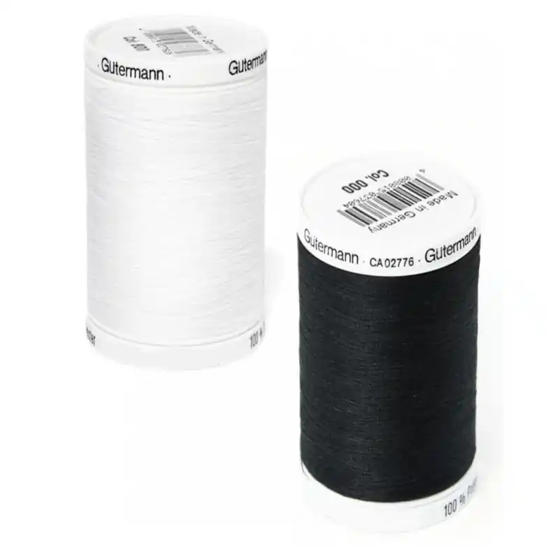 Alta Calidad Hilo Gutermann Coselotodo 500m - 000 Negro