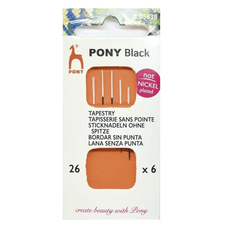 Agujas bordar sin punta nickel free Certificado