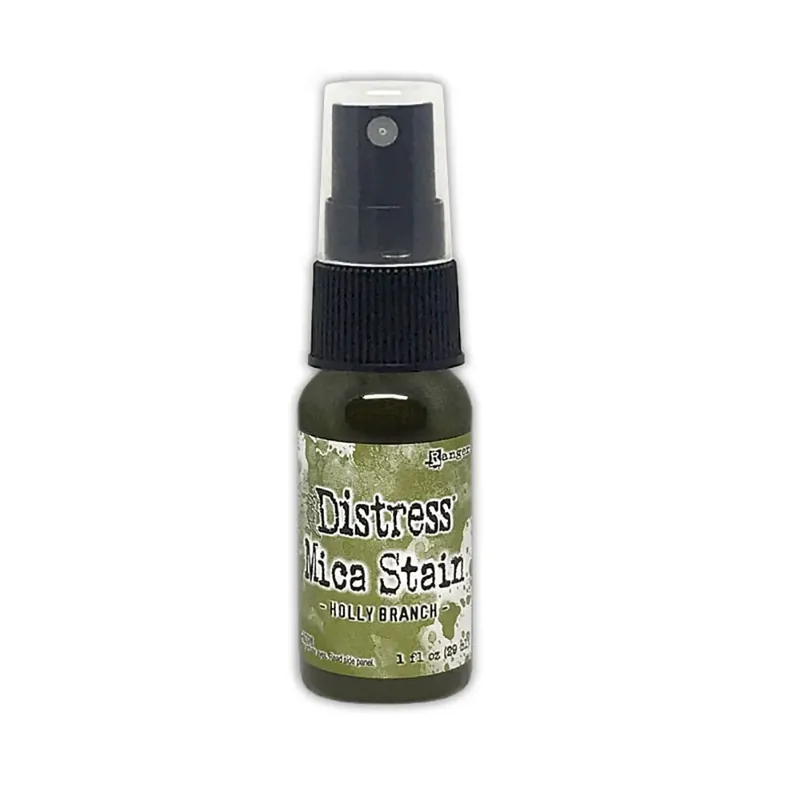 Disponible Ahora Distress Mica Stain Holly Branch, de Tim Holtz