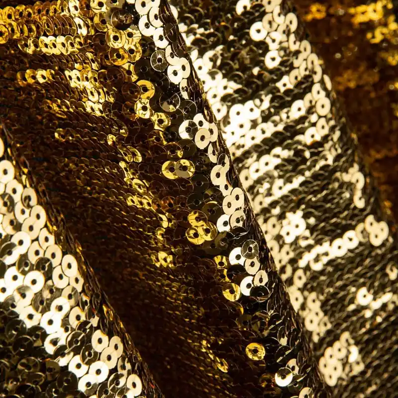 Novedad Lentejuela Oro en Tul