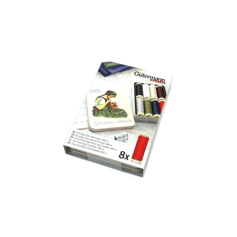 Caja metálica 8 bobinas coselotodo Más Vendido