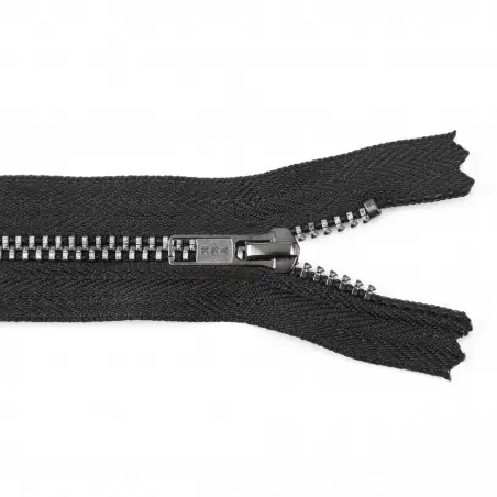 Oferta Cremallera YKK metálica malla 3 grafito - 50 cm - Pack 100 uds.