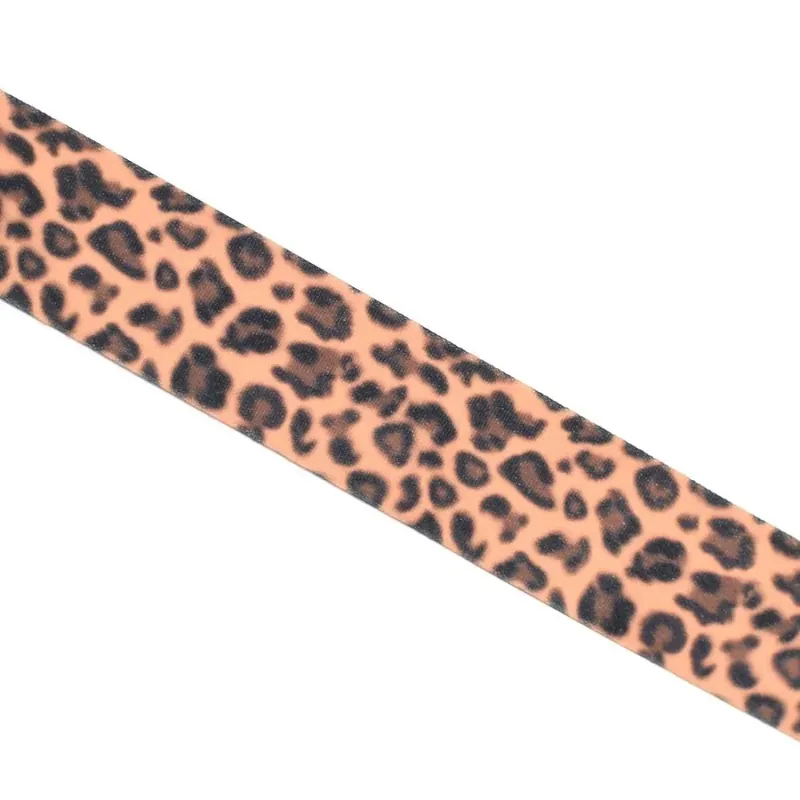 Goma licra leopardo 30mm Máxima Calidad