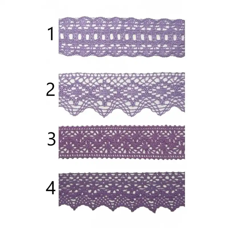 Puntilla morada PC8-8 - 1 Artesanal