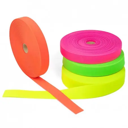 Elástico fluorescente - Rollo 25 mts Promoción Exclusiva