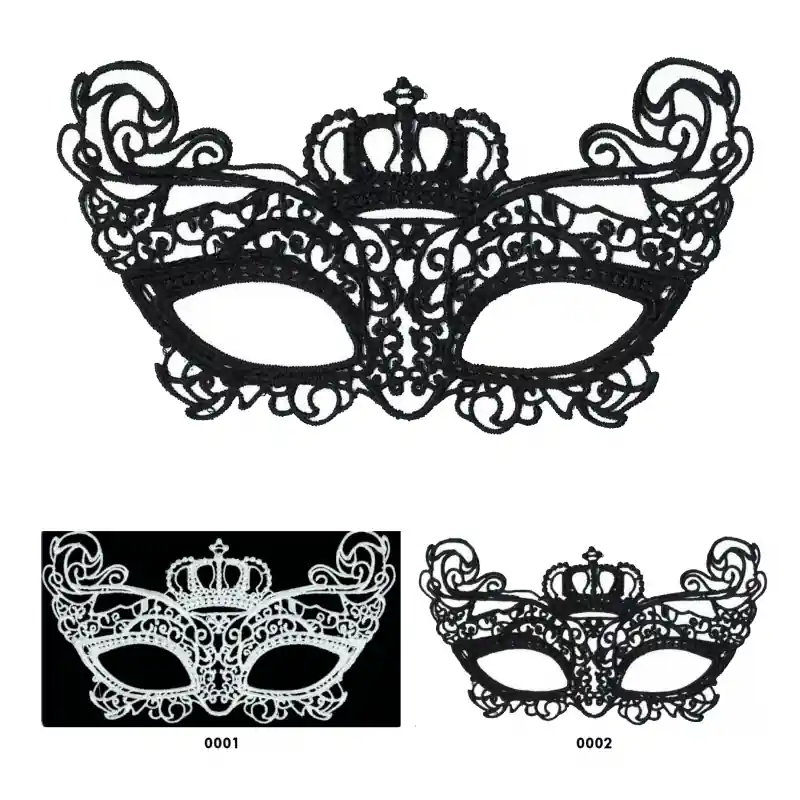 Antifaz de guipur - 0001 Blanco Solo Por Tiempo Limitado